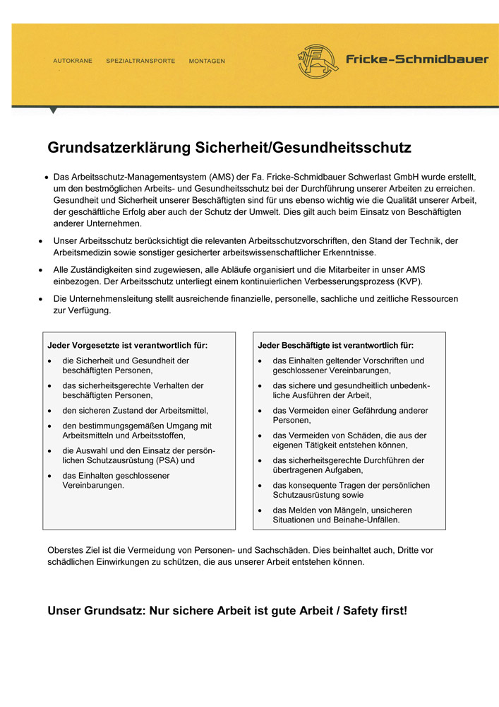 Grundsatzerklärung