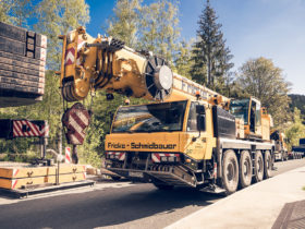 Heben einer Dachmembran in Schierke