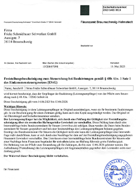  Freistellungsbescheinigung § 48b bis 06 2028